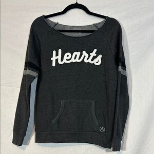 North & Acrux “Hearts” Gray Sweatshirt